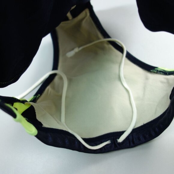 VINTAGE HEAD SPORTS SWIM BRIEF NAVY BLUE W/ YELLOW & TEXT, SIZE M" (Pre-Owned) - Picture 6 of 7